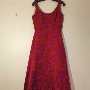 Metallic Jacquard Formal Dress